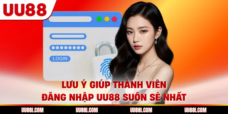Lưu ý giúp thành viên đăng nhập UU88 suôn sẻ nhất
